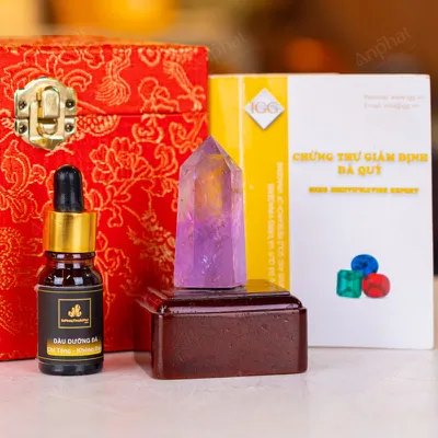 Trụ Thạch Anh Tím - 0,062kg - M27220062