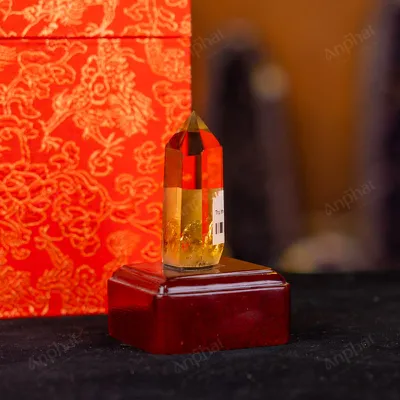 Trụ Thạch Anh Vàng - 0,07kg - M2723007