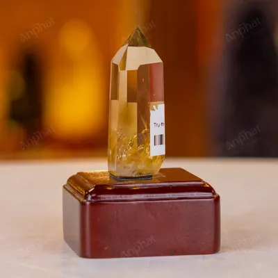 Trụ Thạch Anh Vàng - 0,082kg - M27230082