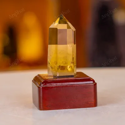 Trụ Thạch Anh Vàng - 0,082kg - M27230082