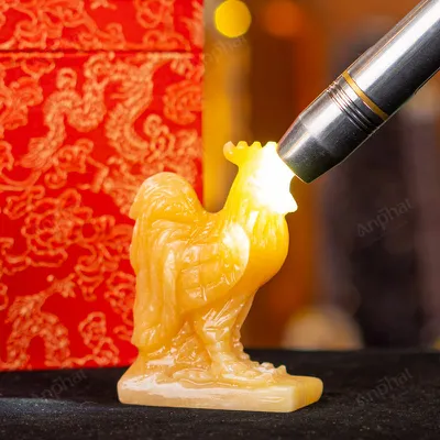 Tượng Gà Đá Ngọc Hoàng Long - 10cm - M28500251