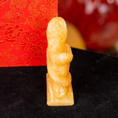 Tượng Rắn Đá Ngọc Hoàng Long - 10cm - M28500258