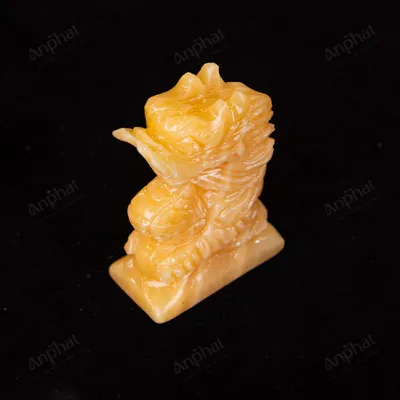 Tượng Rồng Đá Ngọc Hoàng Long - 10cm - M28500354