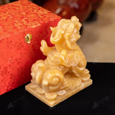 Tỳ Hưu Cánh Tiên Ngọc Hoàng Long - 8cm - M16135