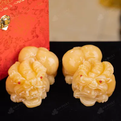 Cặp Tỳ Hưu Ngọc Hoàng Long - 12cm - M2853227