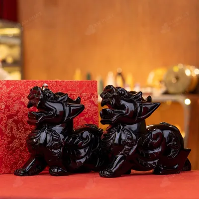Cặp Tỳ Hưu Obsidian Đen - 8,92kg - M2735892