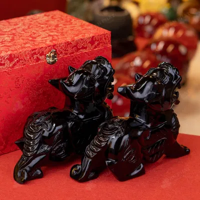 Cặp Tỳ Hưu Obsidian Đen - 8,92kg - M2735892