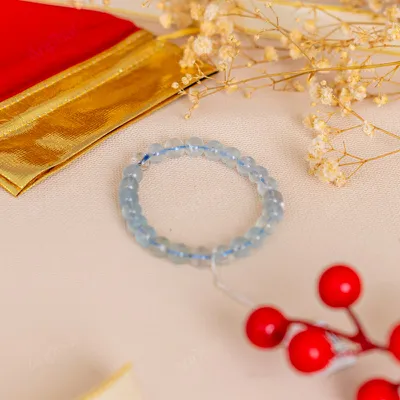 Vòng Tay Aquamarine Xanh Biển 3A 9 Ly 079-0013A-9