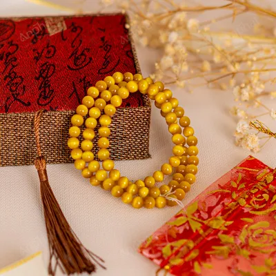 Vòng Tay Mắt Hổ Vàng 1A Loại Cuốn 3 Vòng 6 Ly 080-0421A-6