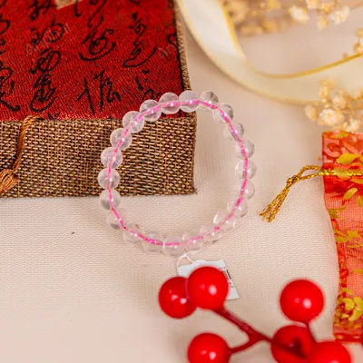 Vòng Tay Thạch Anh Hồng 1A 8 Ly 079-0761A-8