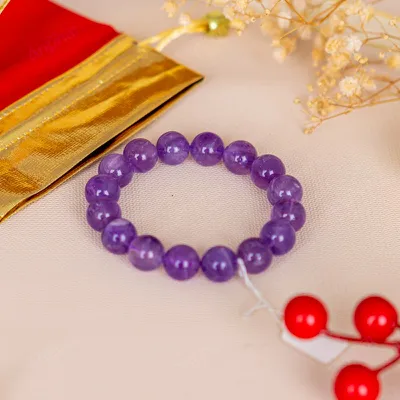 Vòng Tay Thạch Anh Tím 3A 14 Ly 079-0793A-14
