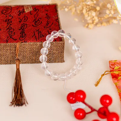 Vòng Tay Thạch Anh Trắng 1A 10 Ly 079-0871A-10