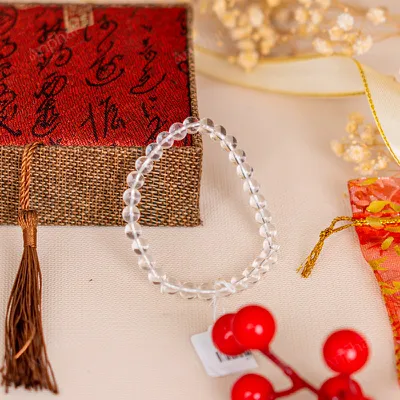 Vòng Tay Thạch Anh Trắng 1A 6 Ly 079-0871A-6