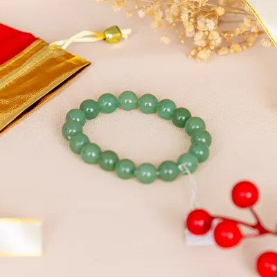 Vòng Tay Thạch Anh Xanh 1A 12 Ly 079-0931A-12