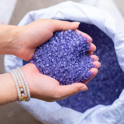 Vụn Đá Thạch Anh Tím Mini