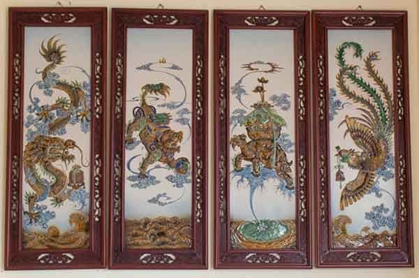 Tranh đá phong thủy Tứ Linh