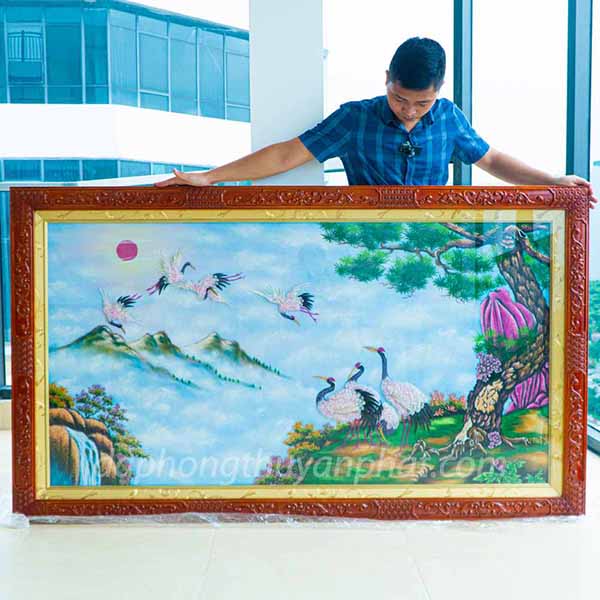 Tranh đá quý tại Đá phong thủy An Phát