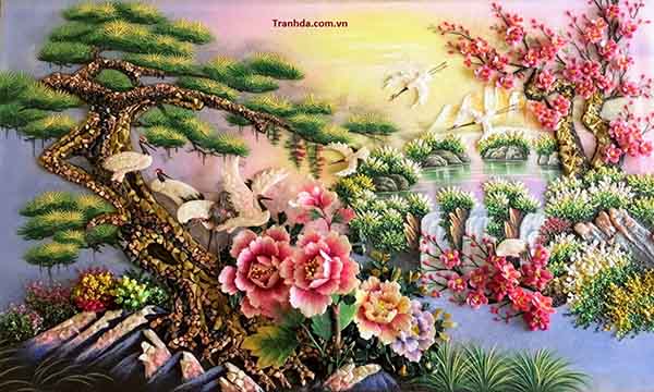 Tranh đá quý cao cấp không chỉ tăng vẻ đẹp cho không gian còn là món quà tặng ý nghĩa được nhiều người lựa chọn.