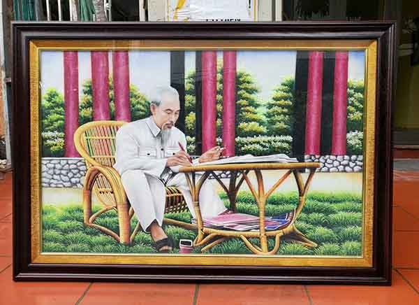 Tranh đá quý cao cấp chân dung