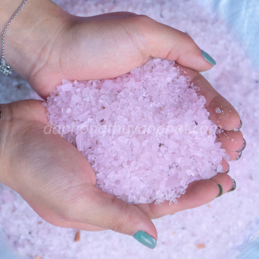 Đá vụn thạch anh hồng