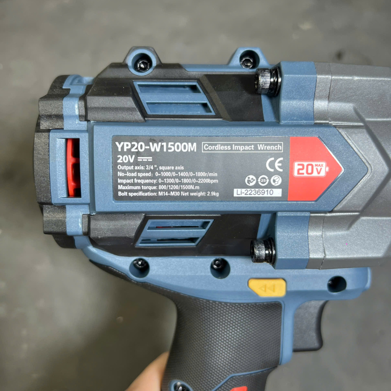 Máy vặn bu lông dùng pin 20V YUPAI YP20-W1500M