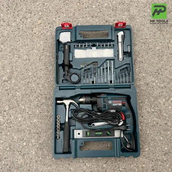 Máy Khoan Bosch GSB 13RE 650W có valy nhựa và phụ kiện