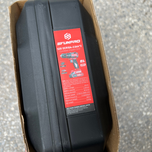 Máy khoan pin 20V đầu 10 có búa SFUNPRO S20 DCR10A