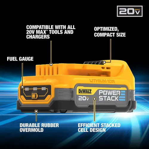 Pin Powerstack Dewalt 20V Max DCBP034-KR 1.7 Ah