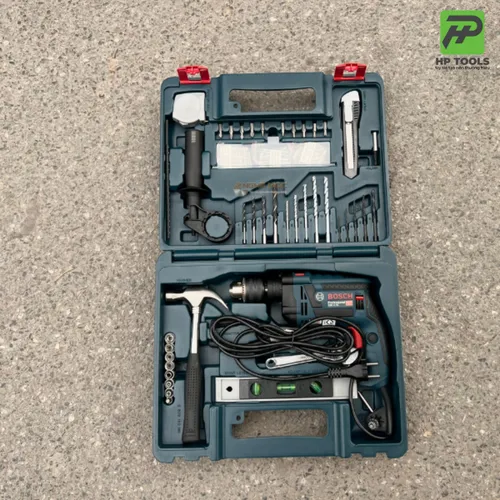 Máy Khoan Bosch GSB 13RE 650W có valy nhựa và phụ kiện