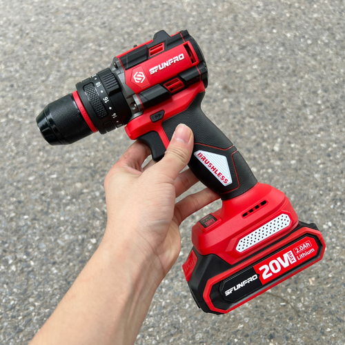 Máy khoan pin 20V đầu 10 có búa SFUNPRO S20 DCR10A