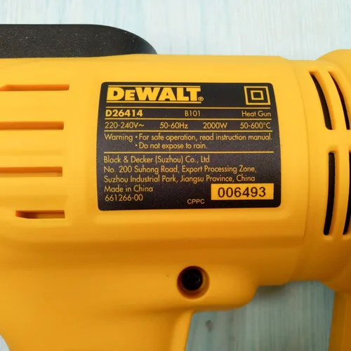 Máy khò nhiệt cầm tay 2000W Dewalt D26414-B1
