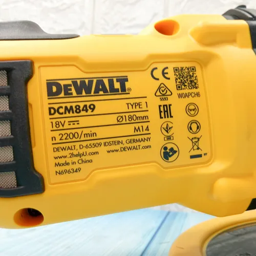 Máy đánh bóng pin DeWalt DCM849