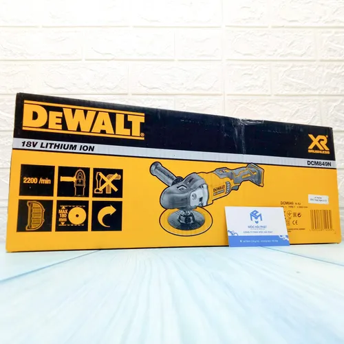 Máy đánh bóng pin DeWalt DCM849