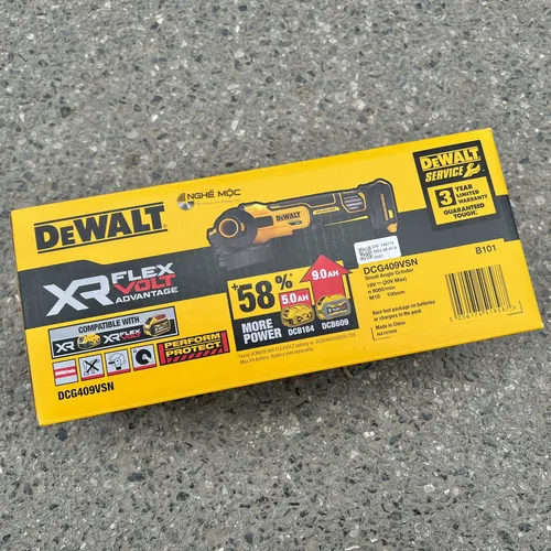 Máy mài góc DeWALT DCG409VSN-B1 có chỉnh tốc độ