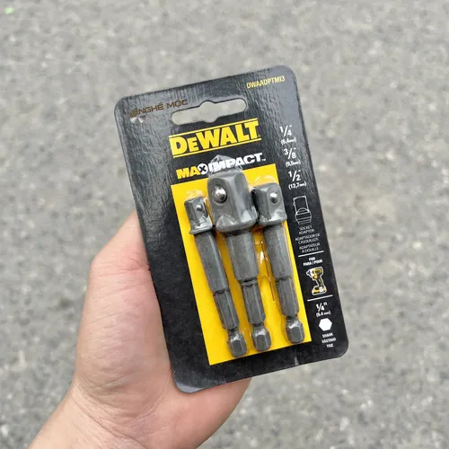 Đầu chuyển vít 3/8, 1/4, 1/2 Dewalt DWAADPTMI3