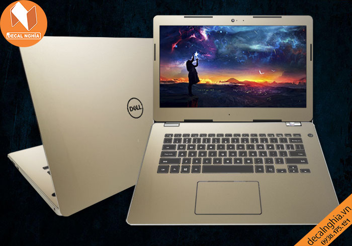 Aluminum dán laptop Dell Vostro 14 3480 giữ nguyên màu zin vỏ máy Aluminum dán laptop Dell Vostro 14 3480 giữ nguyên màu zin vỏ máy