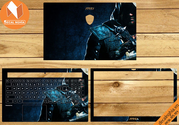 Chi tiết gói dán skin laptop msi gs63 Chi tiết gói dán skin laptop msi gs63