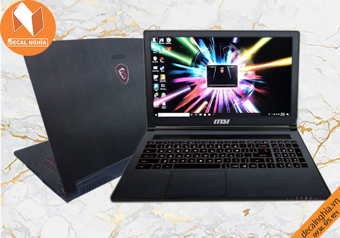 Decal laptop msi gs63 giữ nét nguyên bản Decal laptop msi gs63 giữ nét nguyên bản