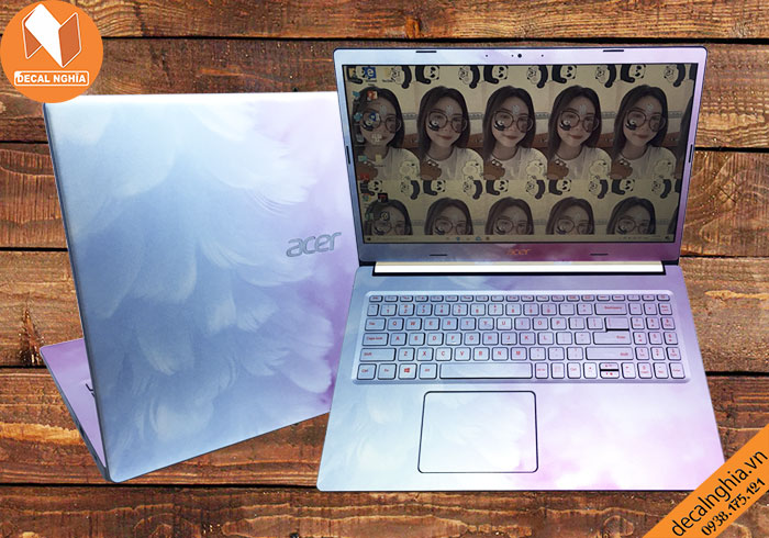 Aluminum skin dán laptop Acer Aspire 5 A515 được in với công nghệ Lazer Aluminum skin dán laptop Acer Aspire 5 A515 được in với công nghệ Lazer