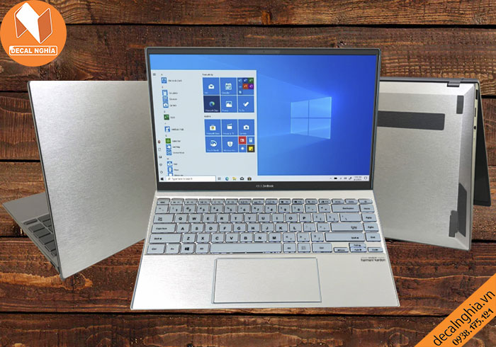 Aluminum dán laptop Asus ZenBook Q408 giữ nguyên màu zin vỏ máy Aluminum dán laptop Asus ZenBook Q408 giữ nguyên màu zin vỏ máy