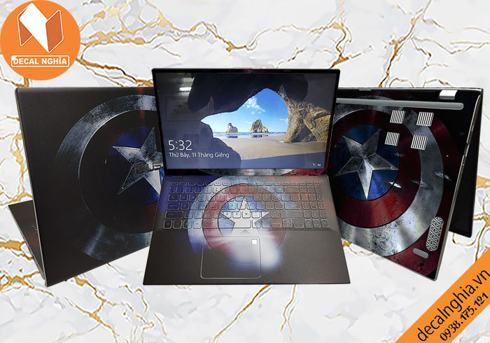 Aluminum skin dán laptop Asus Vivobook 15 A512 được in với công nghệ Lazer Aluminum skin dán laptop Asus Vivobook 15 A512 được in với công nghệ Lazer