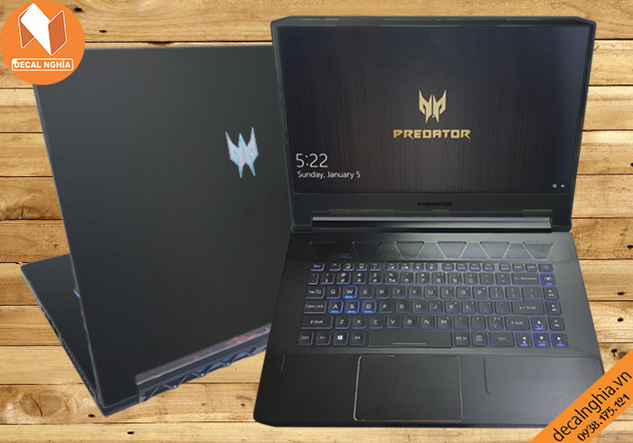 Decal laptop Acer Predator Triton 500 PT515 (N18W3) giữ nét đẹp nguyên bản Decal laptop Acer Predator Triton 500 PT515 (N18W3) giữ nét đẹp nguyên bản