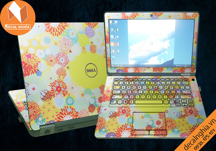Aluminum skin dán laptop Dell Latitude 5490 được in với công nghệ Lazer Aluminum skin dán laptop Dell Latitude 5490 được in với công nghệ Lazer