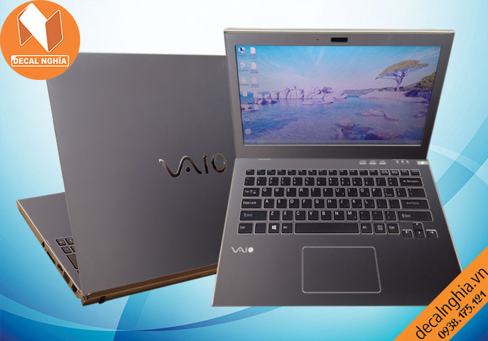 Aluminum dán laptop Sony Vaio SVT giữ nguyên màu zin vỏ máy Aluminum dán laptop Sony Vaio SVT giữ nguyên màu zin vỏ máy