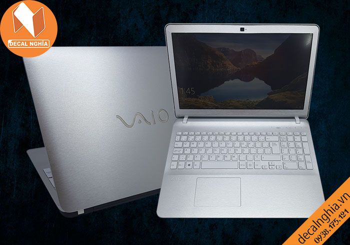 Aluminum dán laptop Sony Vaio SVF giữ nguyên màu zin vỏ máy Aluminum dán laptop Sony Vaio SVF giữ nguyên màu zin vỏ máy