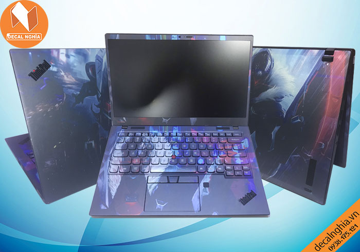Aluminum skin dán laptop Lenovo ThinkPad X1 Carbon được in với công nghệ Lazer Aluminum skin dán laptop Lenovo ThinkPad X1 Carbon được in với công nghệ Lazer