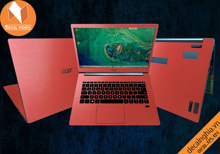 Aluminum dán laptop Acer Swift 5 SF514 giữ nguyên màu zin vỏ máy Aluminum dán laptop Acer Swift 5 SF514 giữ nguyên màu zin vỏ máy