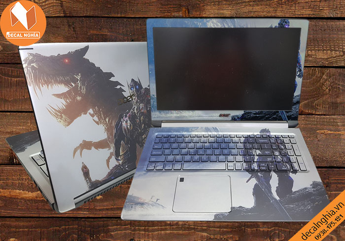 Aluminum skin dán laptop Acer Aspire 7 A715 được in với công nghệ Lazer Aluminum skin dán laptop Acer Aspire 7 A715 được in với công nghệ Lazer