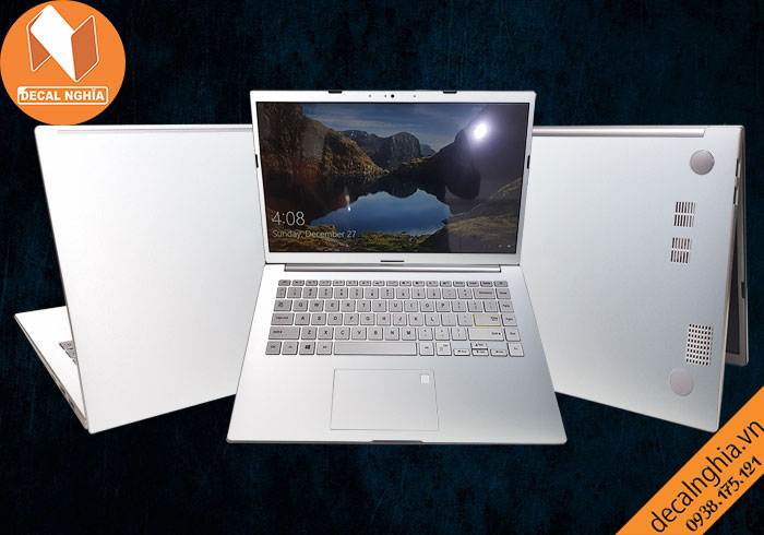 Aluminum dán laptop Asus Vivobook A415 giữ nguyên màu zin vỏ máy Aluminum dán laptop Asus Vivobook A415 giữ nguyên màu zin vỏ máy