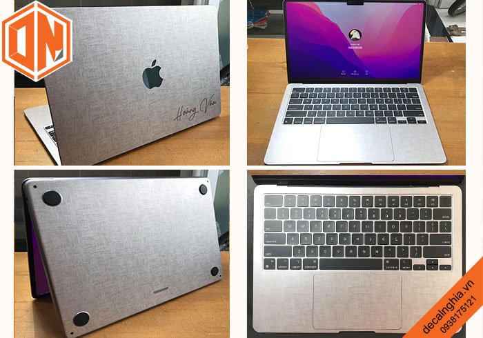 Aluminum Skin dán Macbook Air M2 mang đậm dấu ấn cá nhân Aluminum Skin dán Macbook Air M2 mang đậm dấu ấn cá nhân
